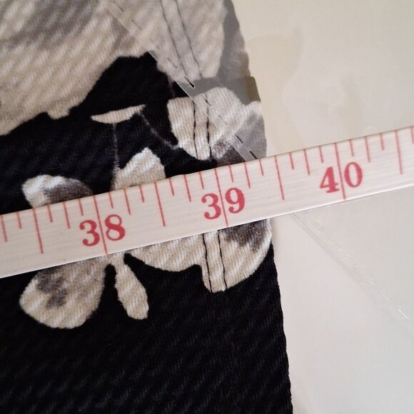 Elle Womens A Line Dress Sleeveless Floral Flowy Classic Romantic Officecore  XS - Picture 10 of 10